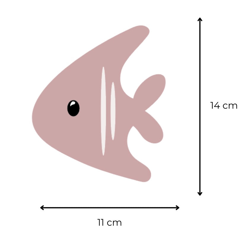 Rózsaszín halacskák (3 db)