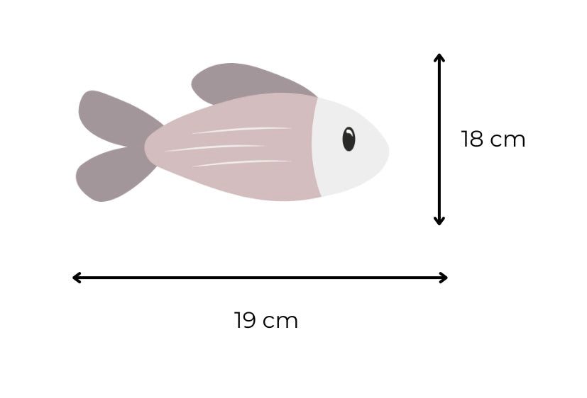 Pasztell halacskák (3 db)