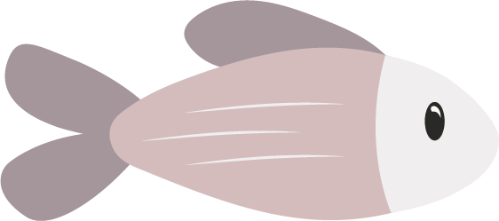 Pasztell halacskák (3 db)