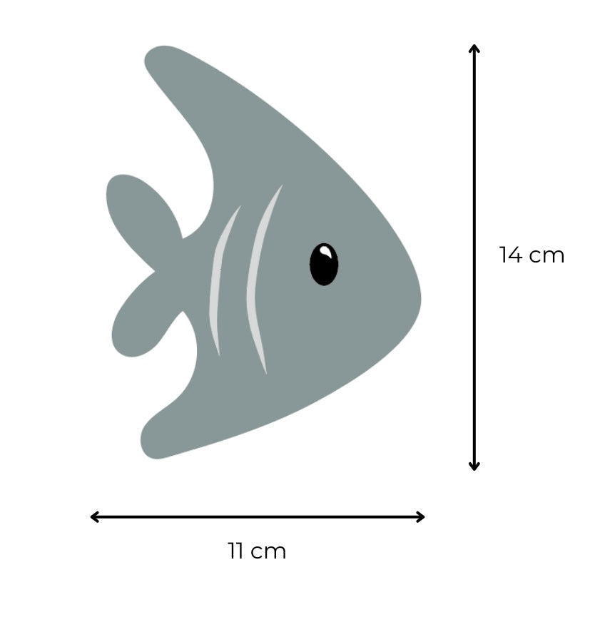 Zöldeskék halacskák (3 db)