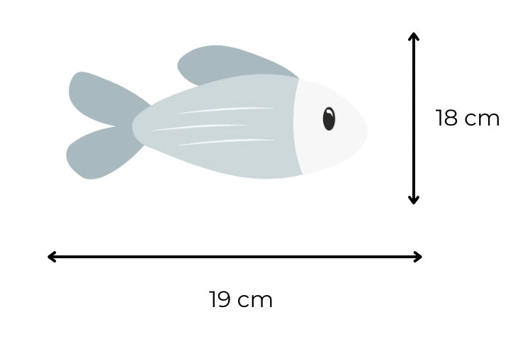 Pasztell halacskák (3 db)
